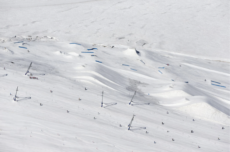 Le glacier du Théodule le 2 août 2018, dans un état plus favorable qu’aujourd’hui.