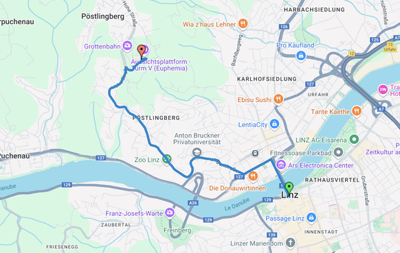 Le parcours de la première étape du Tour de Haute-Autriche.