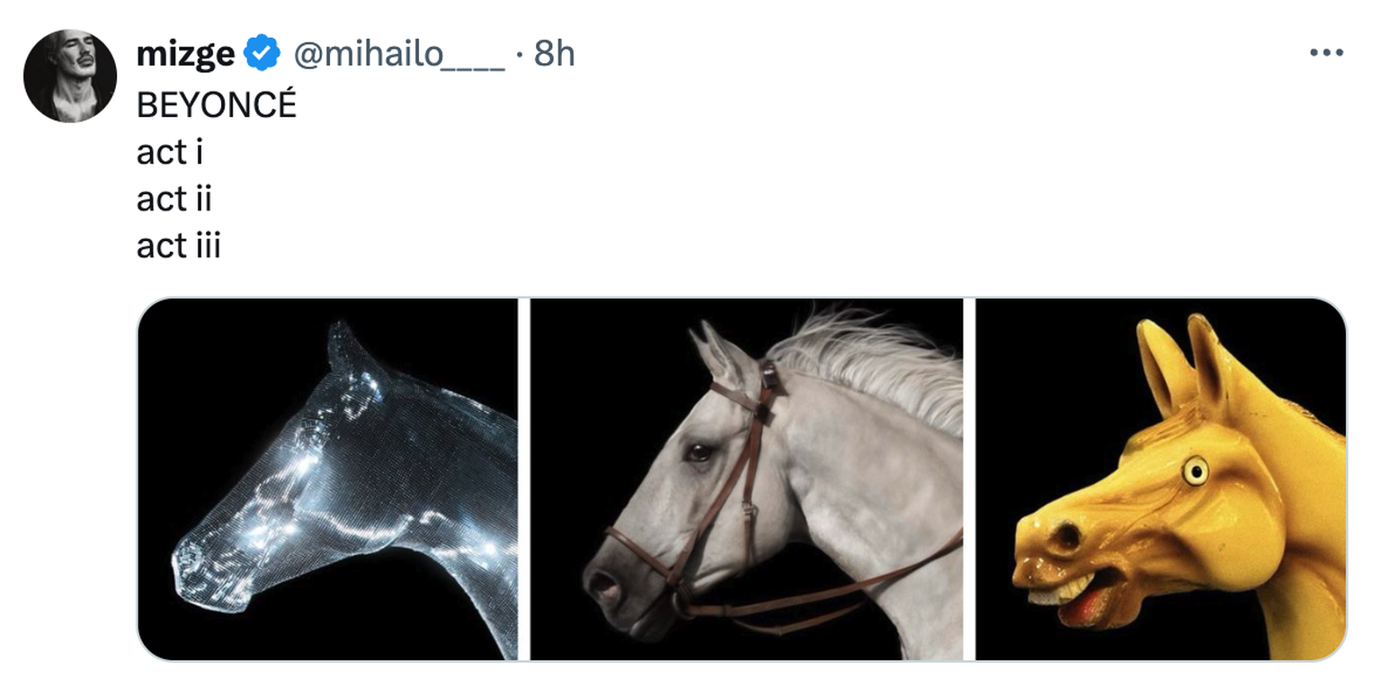 Capture d&#039;écran d&#039;un tweet sur X.
