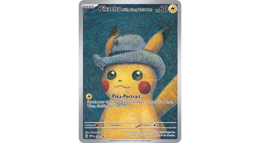 La carte Pika-Portrait a semé la zizanie au musée Van Gogh à Amsterdam.