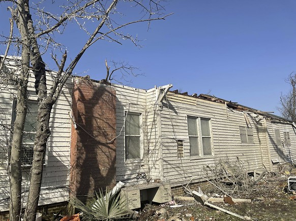 La tornade a travers� le Mississippi d&#039;ouest en est sur 150 km.