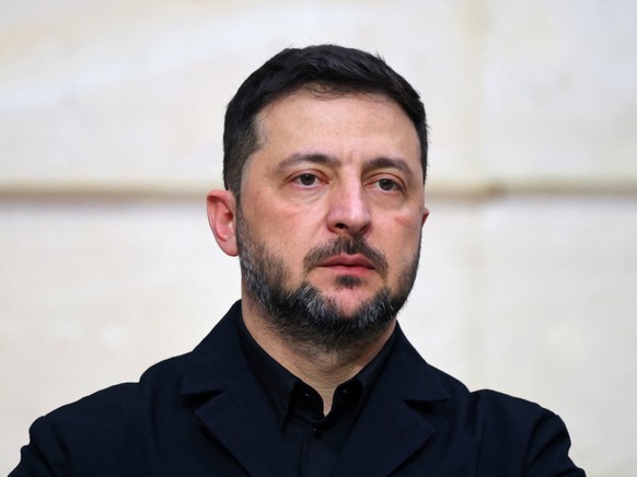 Le président ukrainien Volodymyr Zelensky veut continuer &quot;à travailler avec nos partenaires (...) et à rechercher des compromis qui nous renforcent et ne nous affaiblissent pas&quot; (archives).