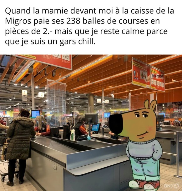 Même les comptes suisses de mèmes s'y sont mis.