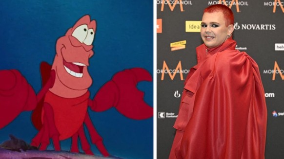 Sebastien le crabe et Red Sebastian le chanteur belge