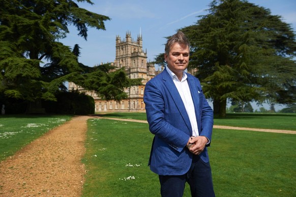George Herbert, 8th Earl of Carnarvon, poses for a photograph at the castle in Highclere, southern England, on May 12, 2016.
As Britain mulls questions of identity and its possible exit from the Europ ...