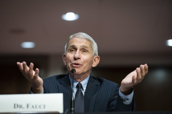 Il est la bête noire des partisans de Trump: Anthony Fauci devant les médias en juin 2020 à Washington DC.