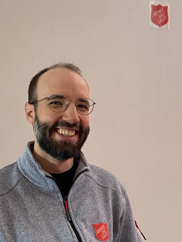 Antonin Haab, soldat de l'Armée du Salut en poste à Sierre.