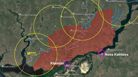 A Kherson, les Russes ne peuvent plus se replier que par deux ponts.