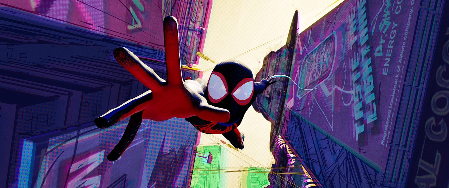Spider-Man/Miles Morales (Shameik Moore) in Columbia Pictures and Sony Pictures Animations’ SPIDER-MAN™: ACROSS THE SPIDER-VERSE.