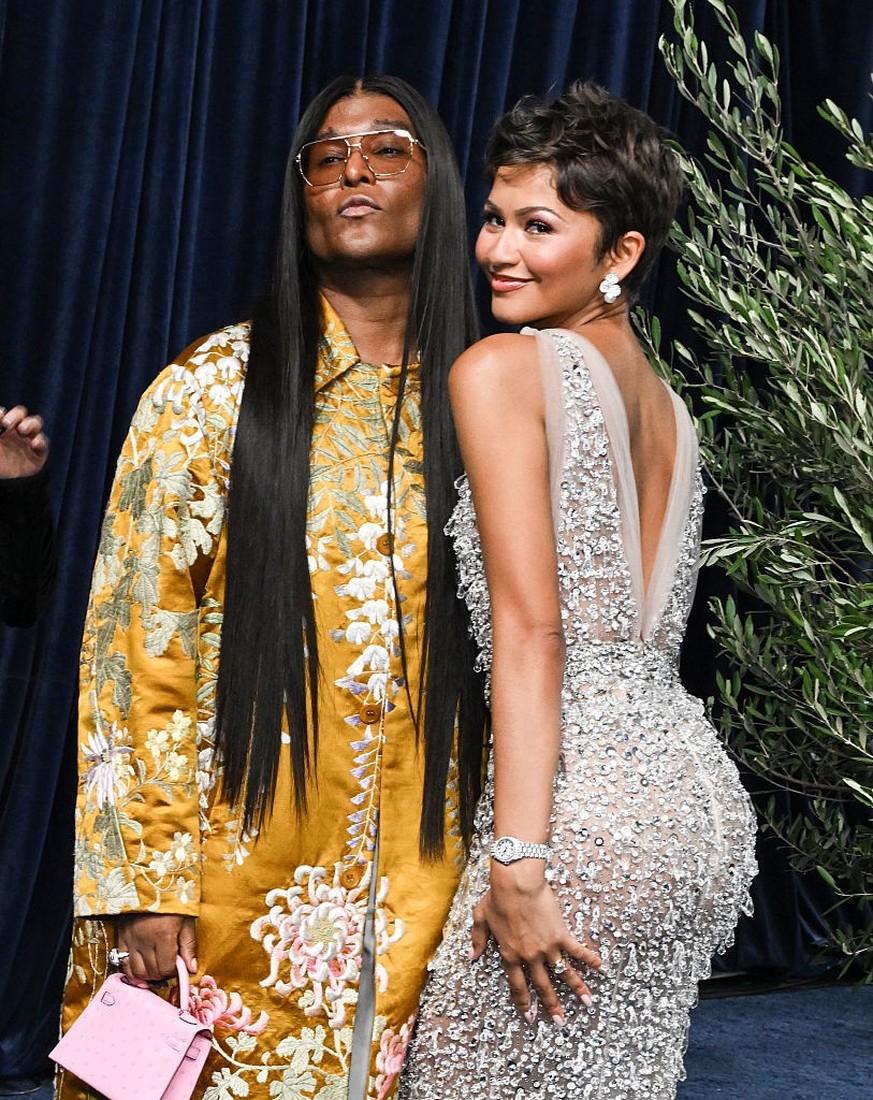 Law Roach and Zendaya at the 78th Emmy Awards held at Peacock Theater on September 14, 2026 in Los Angeles, California. (Photo by Gilbert Flores/Variety via Getty Images)