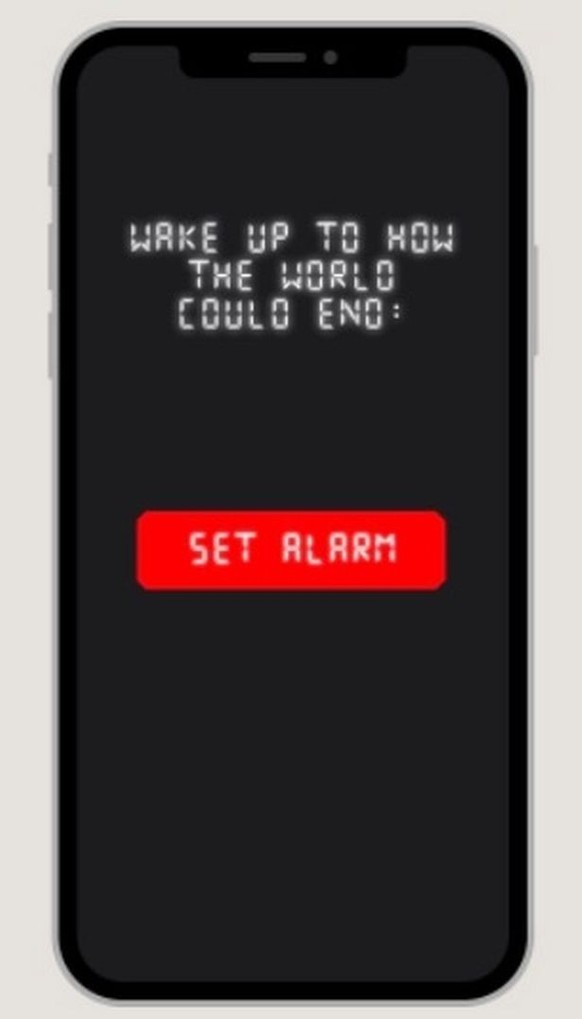 Toutefois, pour les plus curieux, l&#039;application Doomsday Alarm Clock est disponible au téléchargement. Néanmoins, uniquement pour les Iphones. Les développeurs espèrent la publier dans le magasin ...