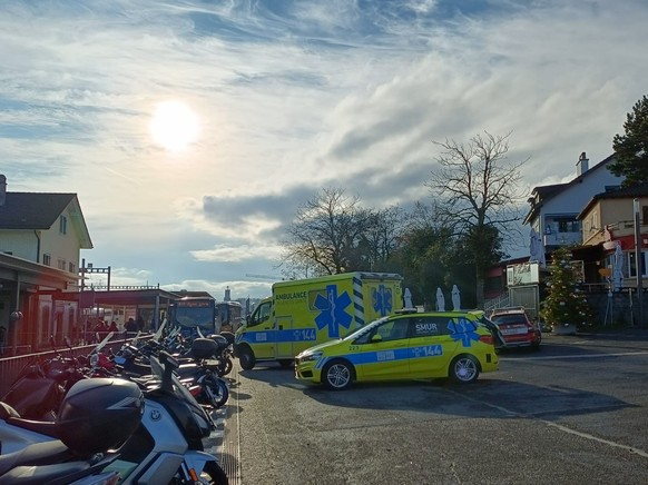 Un accident de personne à Gland.