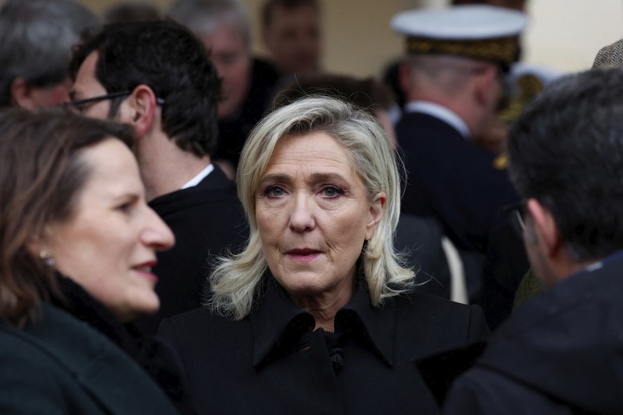 Marine Le Pen est invitée en qualité de présidente des députés du Rassemblement national (RN).