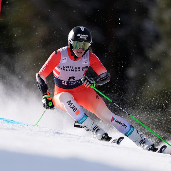 Camille Rast a décroché une belle 5e place en géant à Copper Mountain