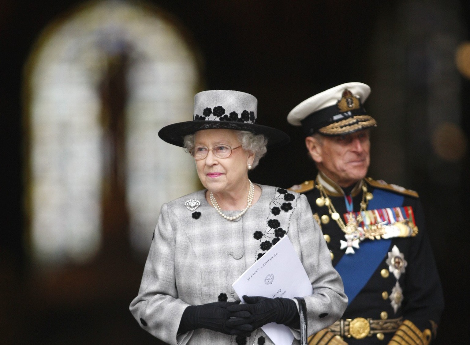 Elizabeth II et le prince Philip, duc d'Edimbourg, en 2009.