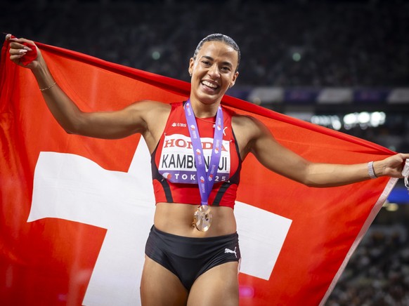 Ditaji Kambundji sera accompagnée par 66 autres athlètes suisses à Birmingham.