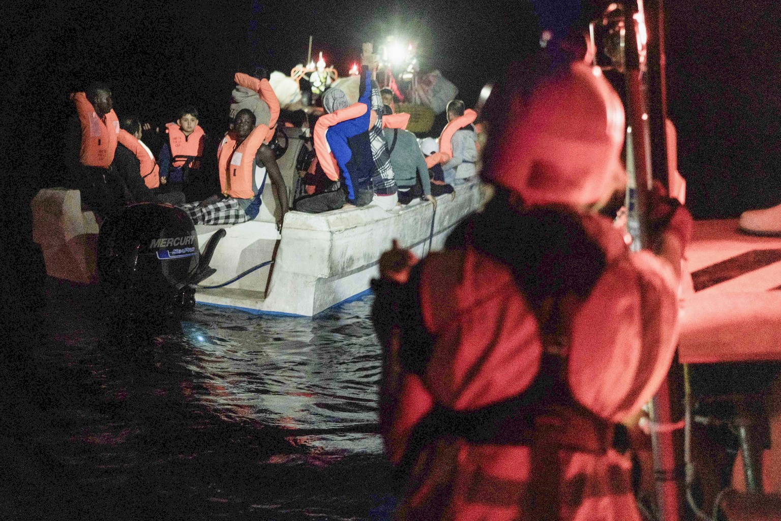 Le navire humanitaire de SOS Méditerranée, l'Ocean Viking, a secouru 73 personnes ce week-end.