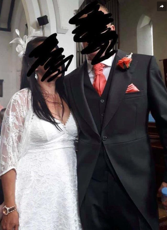 Hochzeits-Fail Weisses Kleid der Schwiegermutter