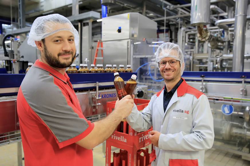 Les nouvelles bouteilles Rivella vont être meilleurs pour l'environnement.