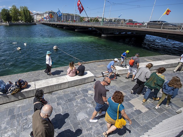 La Suisse a connu des températures estivales ce lundi.