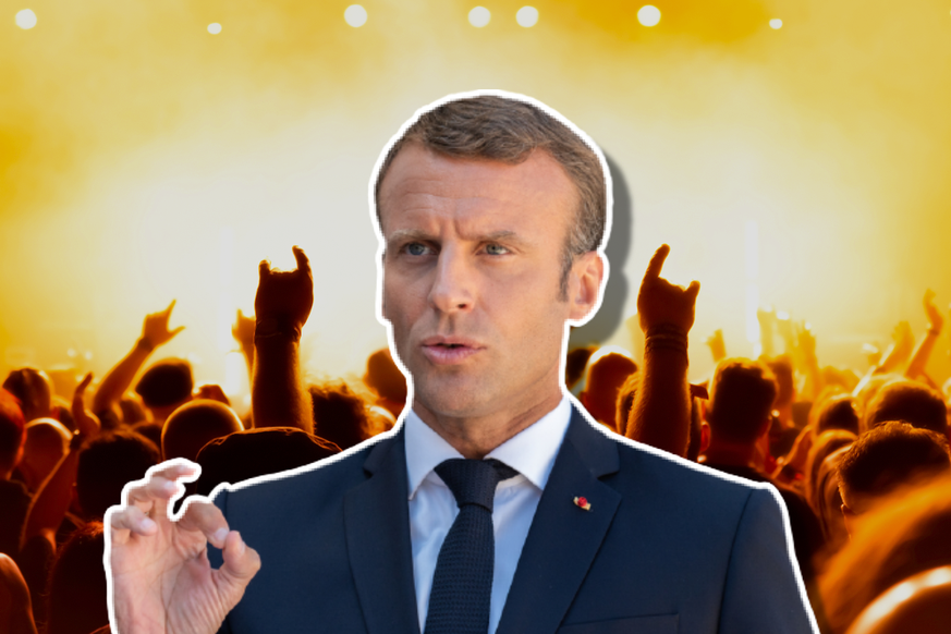 Macron et 5000 personnes iront à un concert-test. Watson.