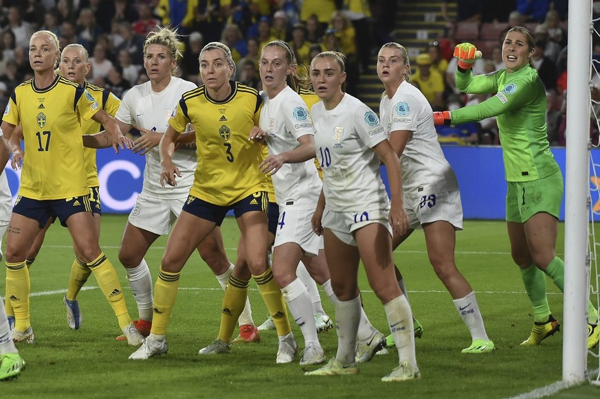 Le match de demi-finale de football féminin de l&#039;Euro 2022 entre l&#039;Angleterre et la Suède au stade Bramall Lane à Sheffield mardi 26 juillet 2022.