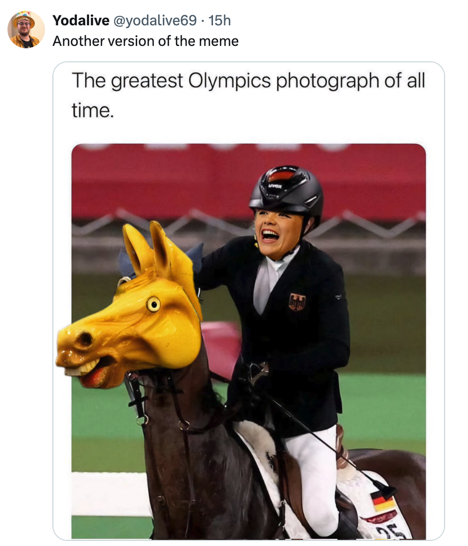 Capture d&#039;écran d&#039;un tweet sur X.
