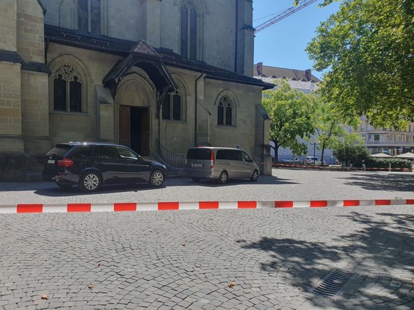 La place Saint-François a été évacuée.