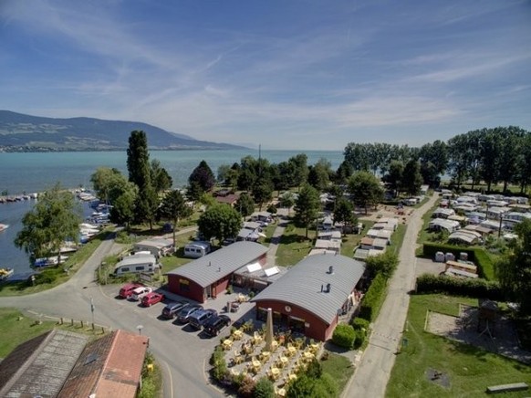 Le camping d&#039;Yverdon Plage