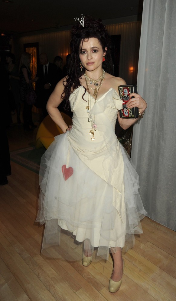 Helena Bonham Carter à l&#039;after-party de la première du film &quot;Alice au Pays des Merveilles&quot; à Londres, le 25 février 2010.