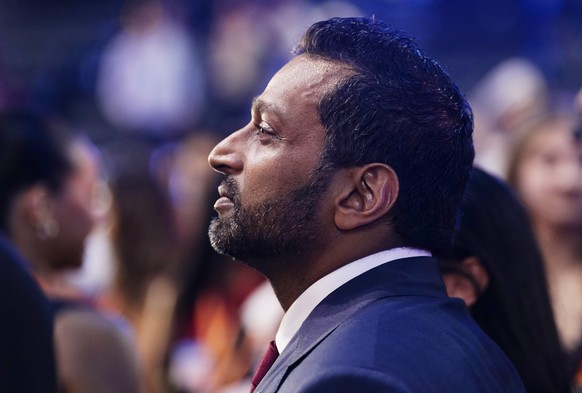 epa13038109 FBI Director Kash Patel attends the UFC Freedom 250 event on the South Lawn of the White House in Washington, DC, USA, 15 June 2026. The mixed martial arts bouts are being held as part of  ...