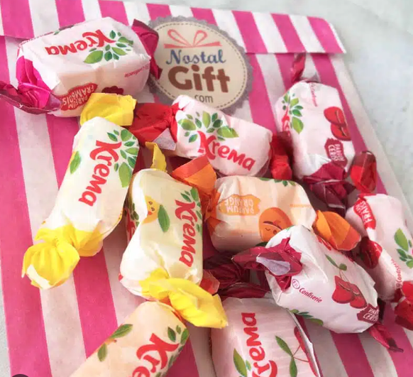 Carambar a un nouvel ingrédient et ressemble au bonbon Krema