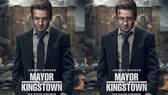 Affiche modifiée de la série Mayor of Kingstown après l&#039;accident de Jeremy Renner