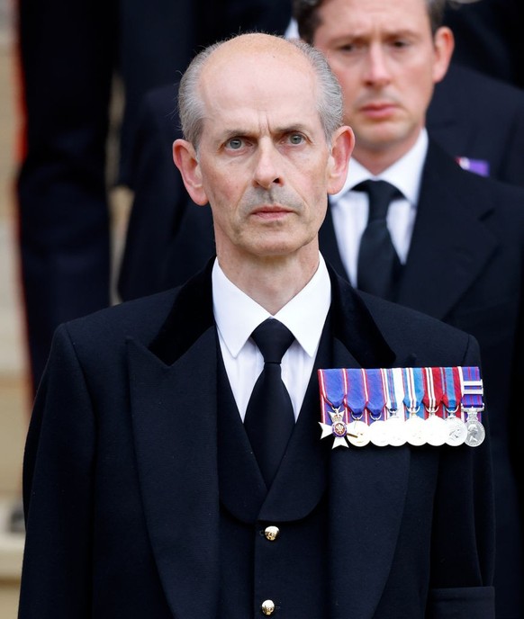 WINDSOR, UNITED KINGDOM - SEPTEMBER 19: (EMBARGOED FOR PUBLICATION IN UK NEWSPAPERS UNTIL 24 HOURS AFTER CREATE DATE AND TIME) Paul Whybrew, Page of the Backstairs to Queen Elizabeth II, attends the C ...