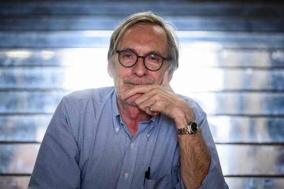 Director of "Visa pour l'image" festival Jean-Fran�ois Leroy poses during a photo session at the 36th edition of the "Visa pour l'image" press photography festival in Per ...