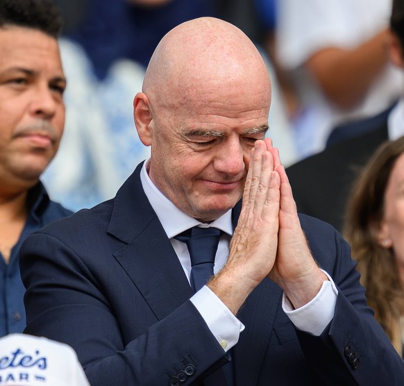 01 August 2026 - FIFA PRESIDENT GIANNI INFANTINO *** STOCK PHOTO ** 01 AUGUST 26 - Norway v England - Miami Stadium- Quarter Final - 2026 World Cup - USA. FIFA President Gianni Infantino. Picture : Ma ...