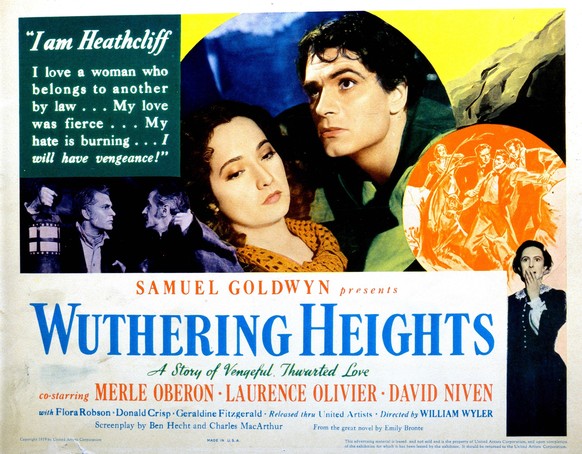 WUTHERING HEIGHTS, Laurence Oliver, Miles Mander, Merle Oberon, Helena Grant, 1939 ACHTUNG AUFNAHMEDATUM GESCH�TZT PUBLICATIONxINxGERxSUIxAUTxONLY Copyright: xCourtesyxEverettxCollectionx MSDWUHE EC00 ...