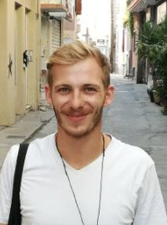 Le bénévole allemand Patrick Münz