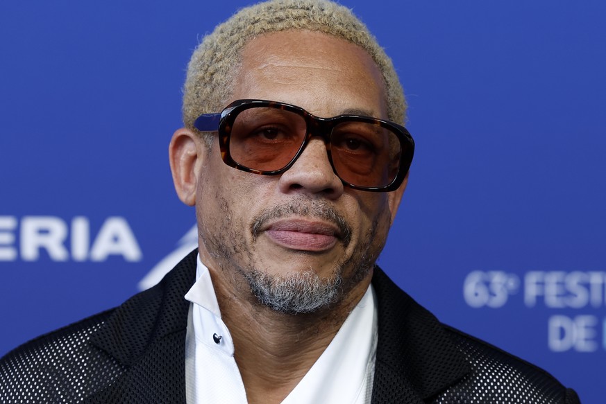 epa11410763 French actor and singer Joey Starr poses during the opening ceremony of the 63rd Monte-Carlo Television Festival, in Monaco, 14 June 2024. The festival runs from 14 to 18 June 2024. EPA/SE ...