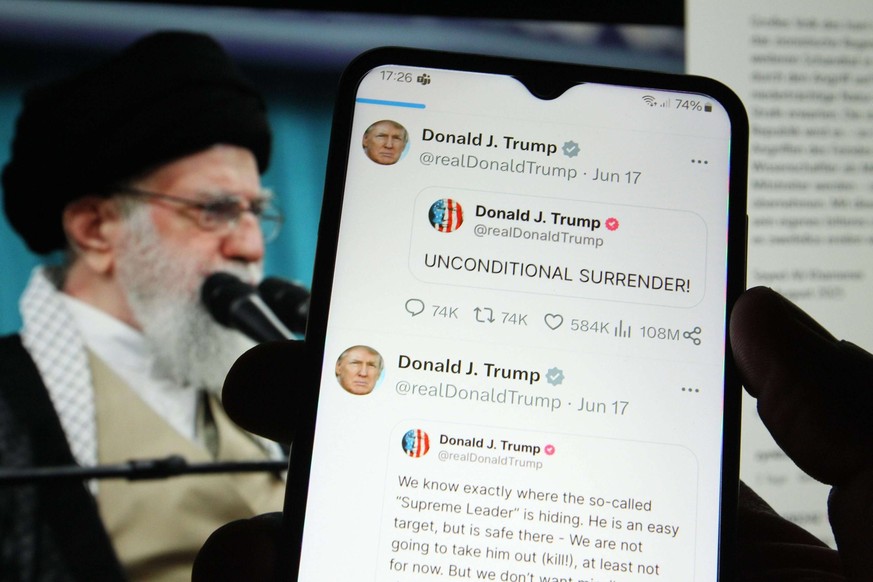 Le président Trump a récemment exigé que l&#039;Iran se rende sans conditions, ce qu&#039;Ali Khamenei a refusé lors de son discours télévisé.