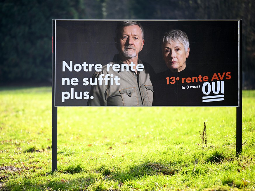 Deux semaines avant le scrutin, les Suisses ont toujours l&#039;intention de glisser un &quot;oui&quot; dans l&#039;urne en faveur d&#039;une 13e rente AVS, mais le soutien