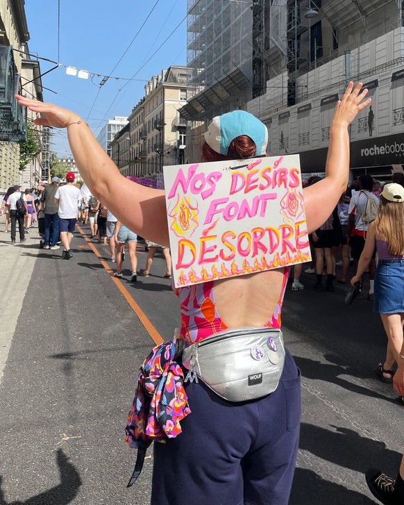 Grève féministe du 14 juin 2025 à Genève.