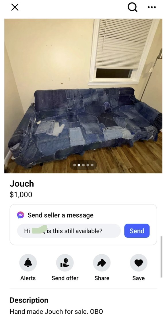 Irre Artikel auf Facebook Marketplace
