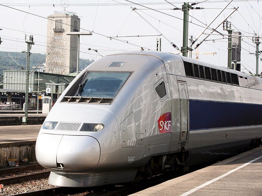 Le &quot;Réseau express métropolitain européen&quot; (REME) qui proposera à partir de dimanche beaucoup plus de trains autour de Strasbourg, va être connecté au réseau allemand d&#039;ici à 2030 (phot ...