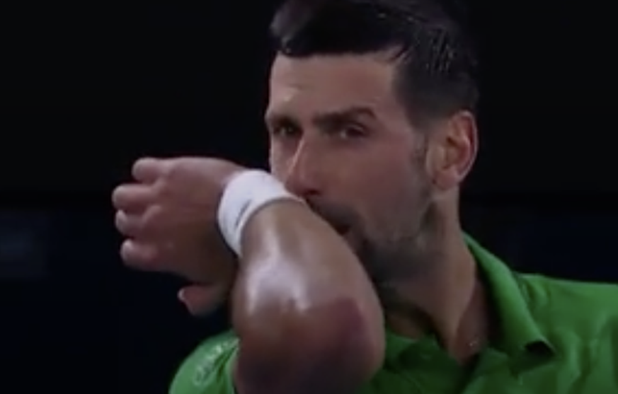 Novak Djokovic a frôlé la disqualification