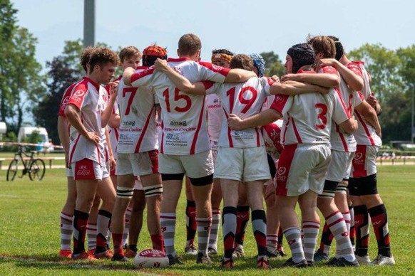 Le collectif rouge et blanc lors d'un match à domicile.