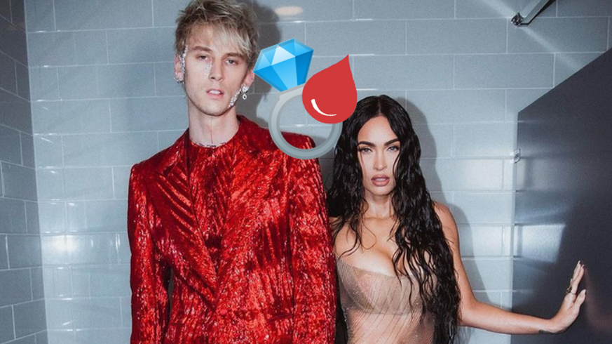 Nous avons bu notre sang : Megan Fox annonce s'être fiancée avec Machine  Gun Kelly 