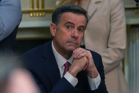 FILE - CIA Director John Ratcliffe listens during a Cabinet meeting at the White House in Washington, March 26, 2026. (AP Photo/Alex Brandon, File)
John Ratcliffe