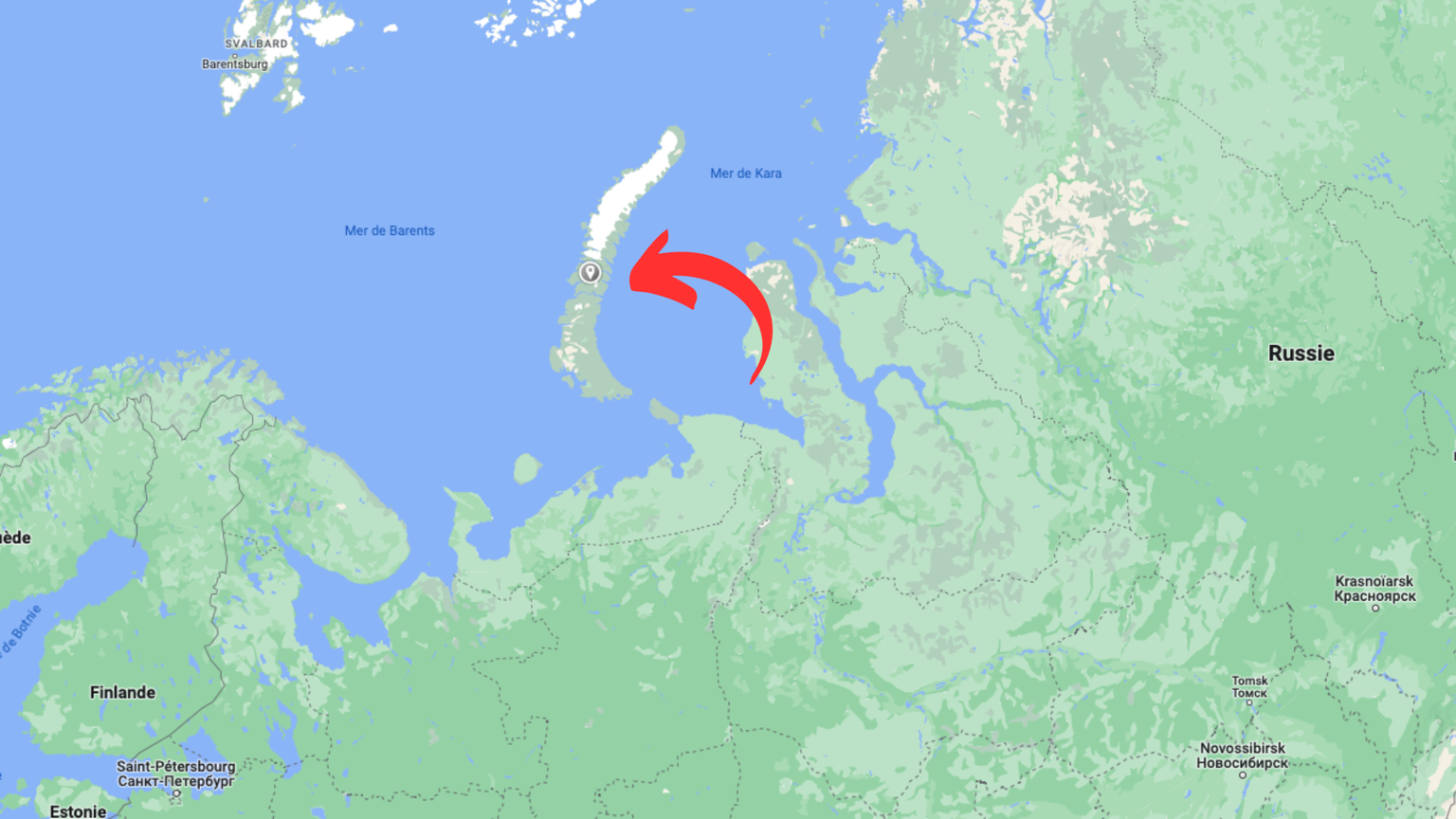 C&#039;est sur cette île arctique que la Russie teste l&#039;une de ses nouvelles armes stratégiques.