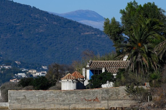 This photograph shows a view of "La Madrague" house, property of late French actress Brigitte Bardot in Saint-Tropez, southeastern France on December 28, 2025. French film legend Brigitte Ba ...